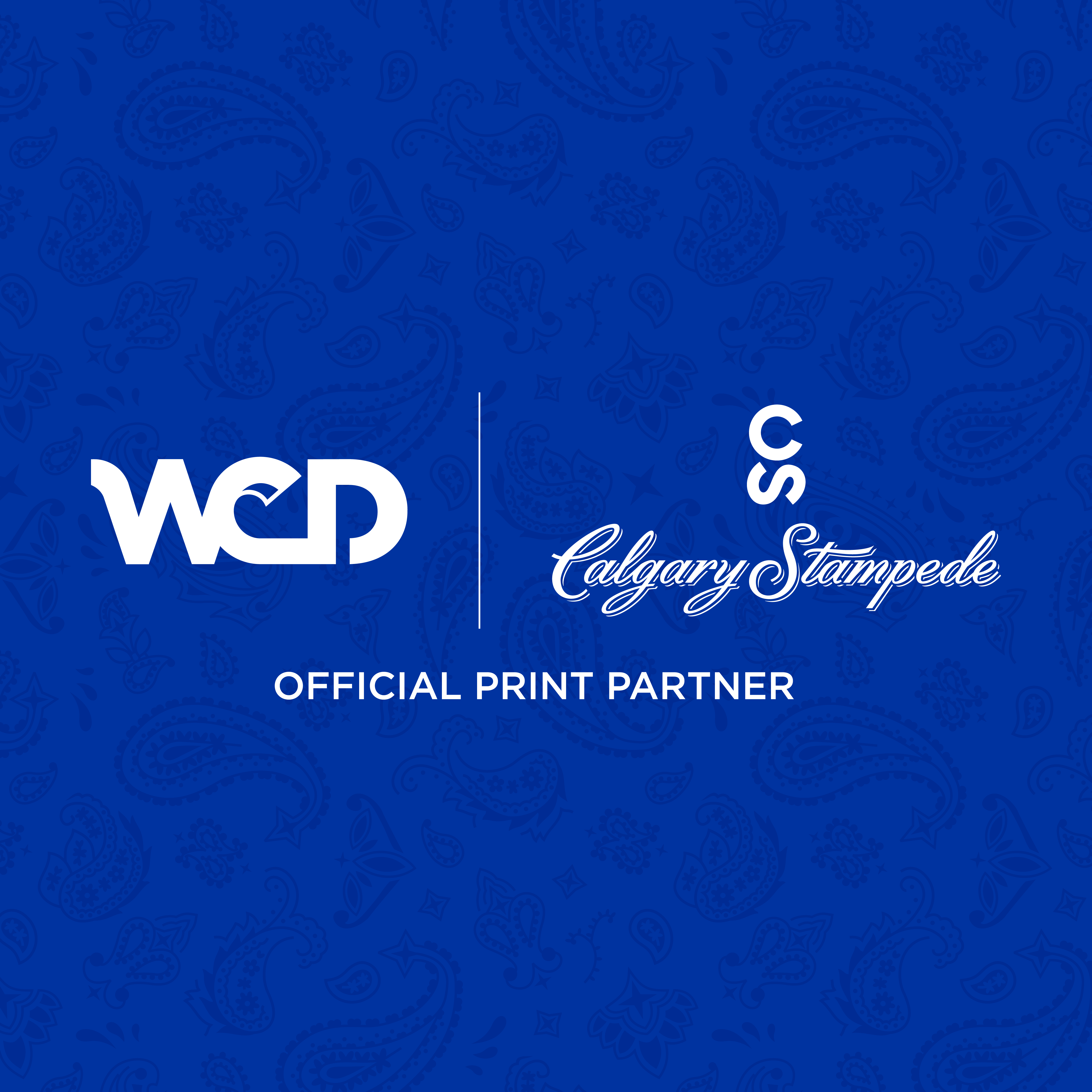 WCD Official Print Partner of the Calgary Stampede